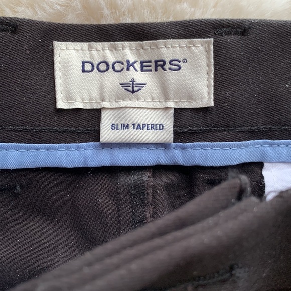 Dockers Slim Tapered Fit Stretch for Performance W 33. L 32 NWT Black - Picture 3 of 5